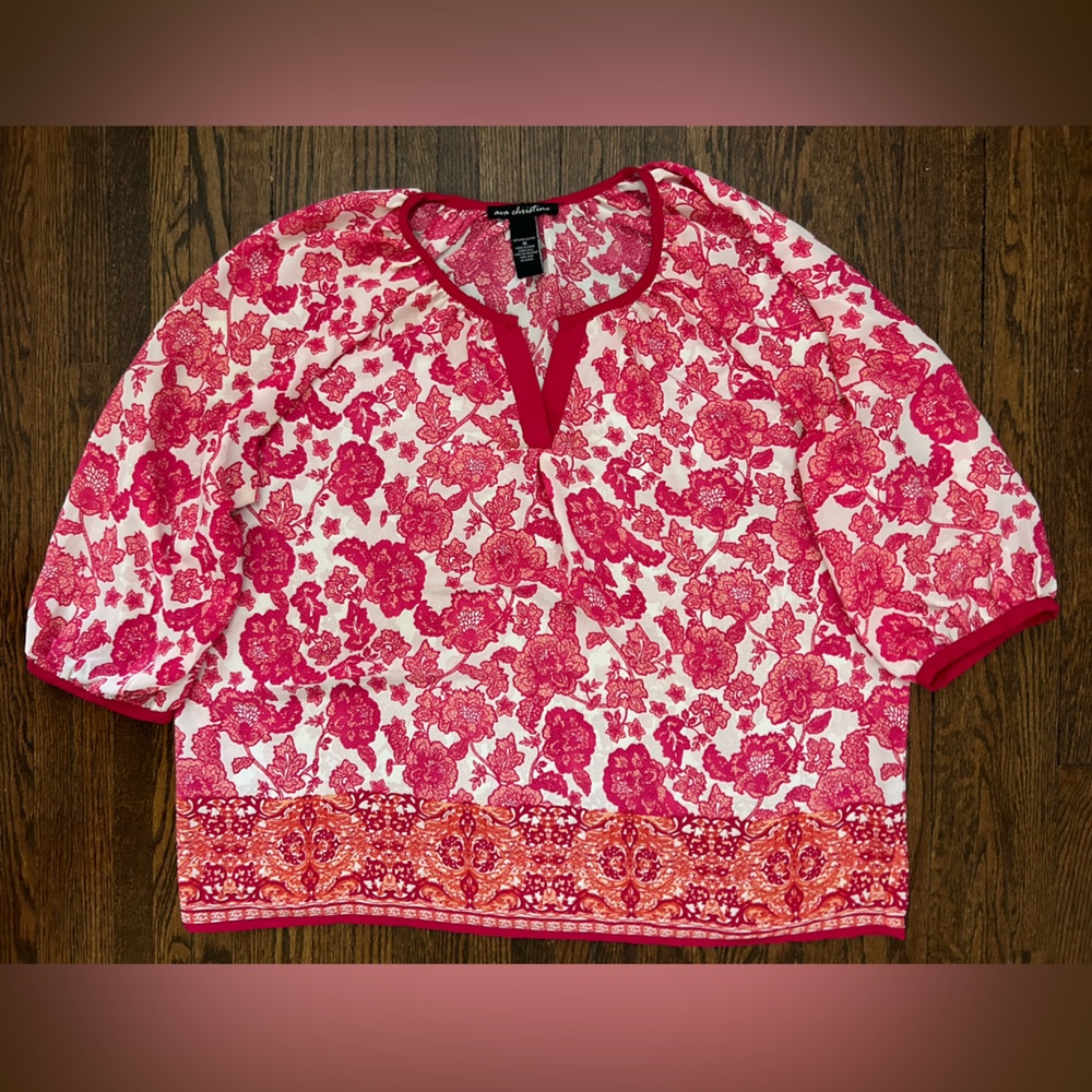 Ava Christine Floral Tunic